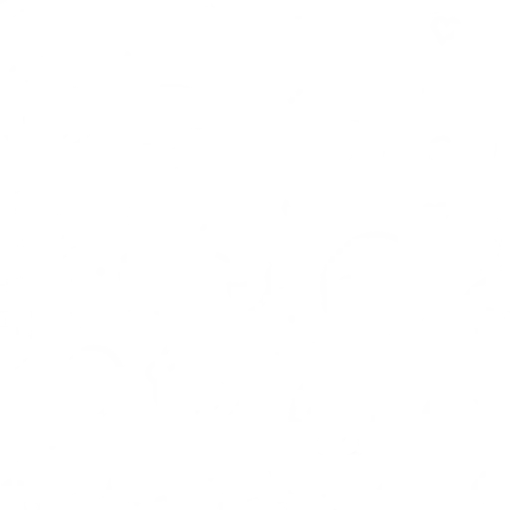 Emoji doodle pattern, white ink